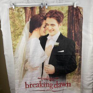 Twilight Breaking Dawn Part 1 Fabric Poster – Edward & Bella Wedding Scene